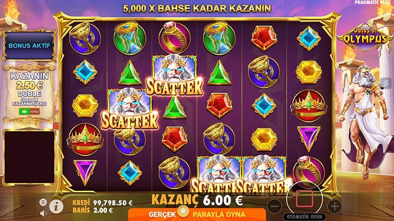 Bonus satın alma özellikli slot makinesi